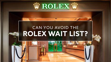 how long do you have to wait for rolex|rolex submariner waiting list 2023.